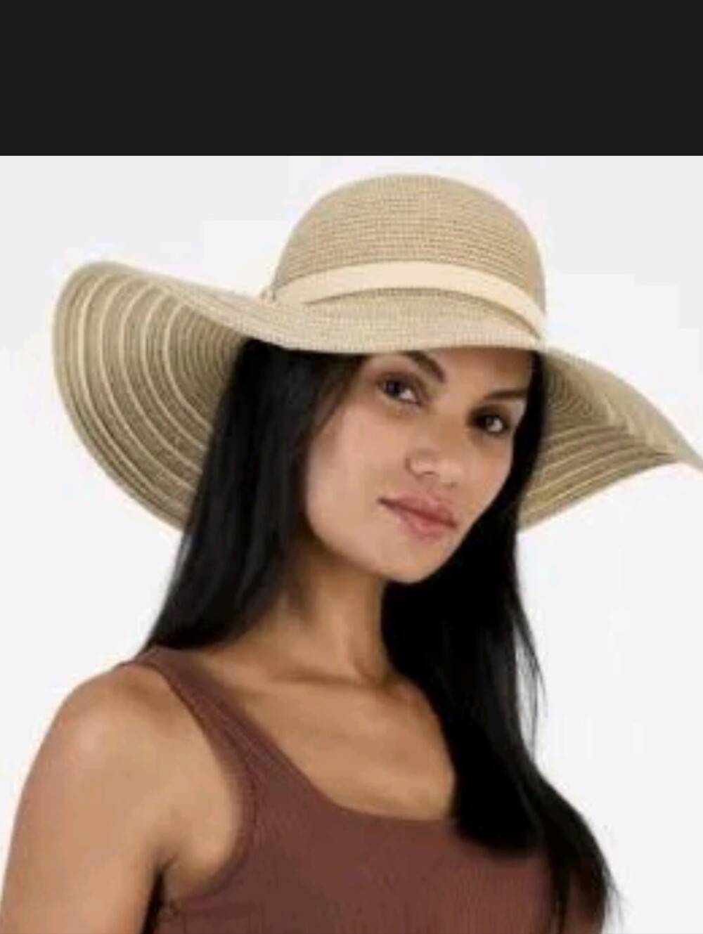 Coming Soon I.N.C. International Concepts Stripe-Brim Floppy NWT